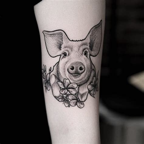 Pig Tattoo Pig Tattoo Tattoos For Guys Cow Tattoo