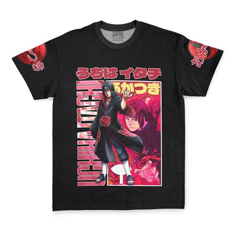 Uchiha Itachi Naruto Shippuden Streetwear T Shirt Anime Ape