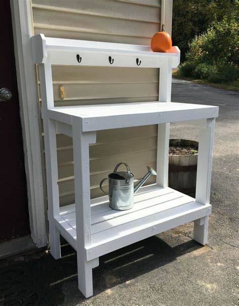 Check out our potting bench selection for the very best in unique or custom, handmade pieces from our planters & pots shops. How to Paint DIY Potting Bench - Based on Plans by Ana ...