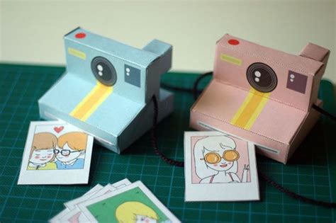 Polaroid Camera Models Made With Paper Paper Craft Projects