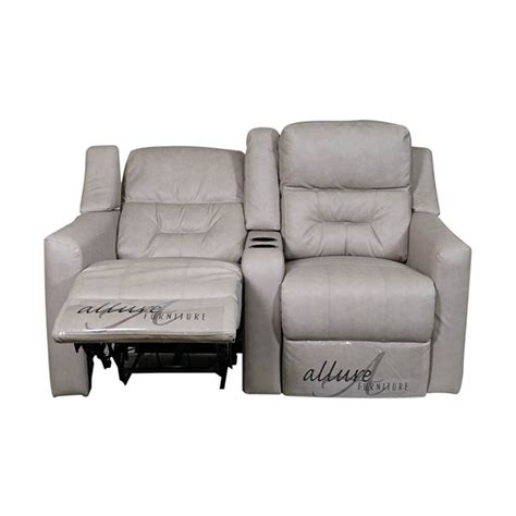 Allure Furniture 60 Power Recline Theater Seating With Entertainment