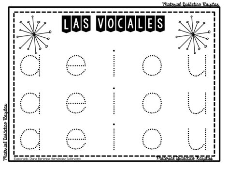 Cuaderno De Vocales 16 Imagenes Educativas