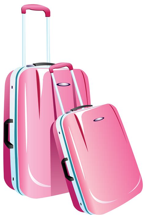 Pink Travel Bags PNG Clipart Image | Clip art, Travel bags, Bag png image