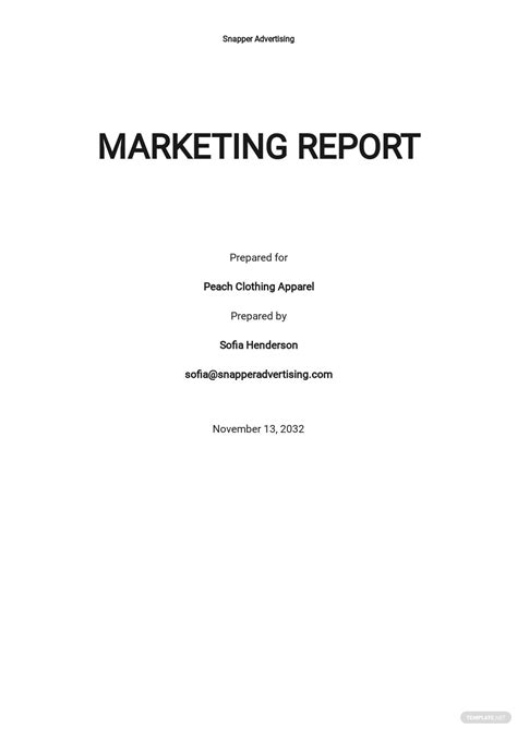 17 Free Marketing Report Templates Edit And Download