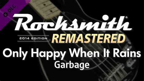 Garbage Only Happy When It Rains Rocksmith 2014 Bass Cover Pick Youtube