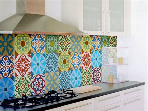 Stickers For Tiles Colorful Moroccan Style K Chenfliesen Backsplash