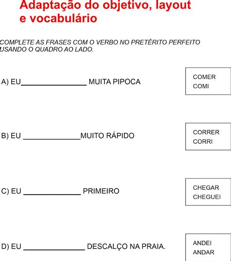 Voce Pode Adaptar As Atividades