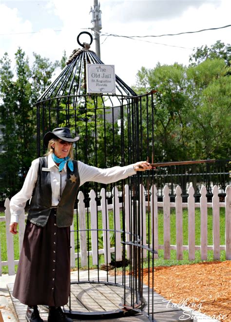 Join your guide in full costume for a tour into the dark past of prison life, where the wronged and falsely accused were made to suffer for over 60 years. Old Jail St. Augustine - The Talking Suitcase