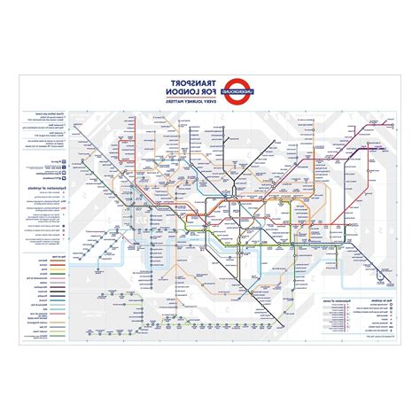 2021 Popular Tube Map Wall Art