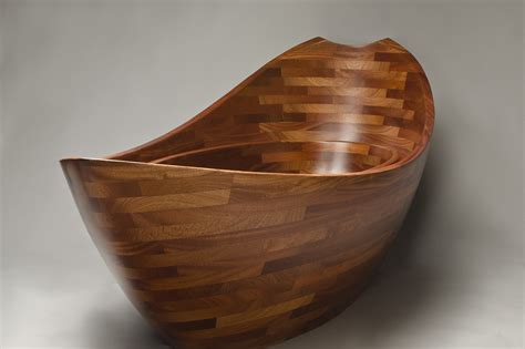 See more ideas about wooden bathtub, wooden bath, wood bathtub. Salish Sea Bathtub | Elegant Solid Wood Tub - Seth Rolland