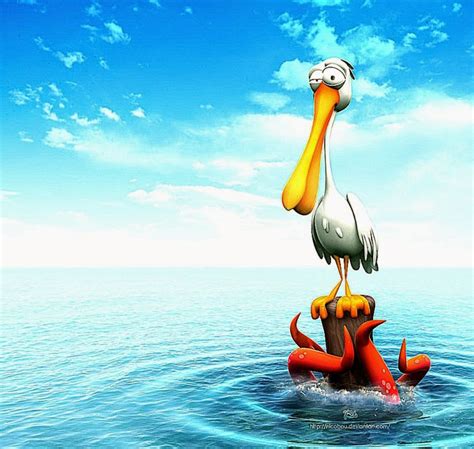 Funny 3d Cartoon Bird Desktop Wallpaper Wallpapers Gallery