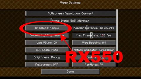 Does Rx 550 Gpu Support Fabulous Graphics On Minecraft Java Youtube