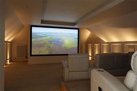 Loft Conversion Home Cinema In Surrey By New Wave Av