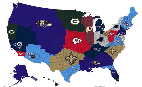 Get Map Of Usa Nfl Teams Free Vector - Www