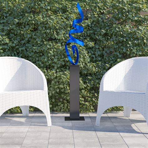 Orren Ellis Sea Breeze Metal Yard Art Indoor Outdoor Sculpture And Reviews Wayfair