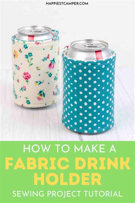 How To Make A Fabric Beverage Holder Koozie
