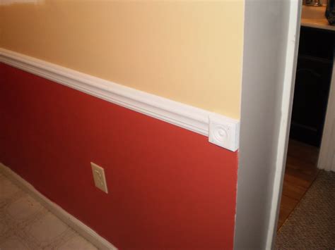 Chair rails designs arresting rail to decorating your house new home kitchen wall with metal ideas. One Simple Country Girl: Project 2012 ~ My Home
