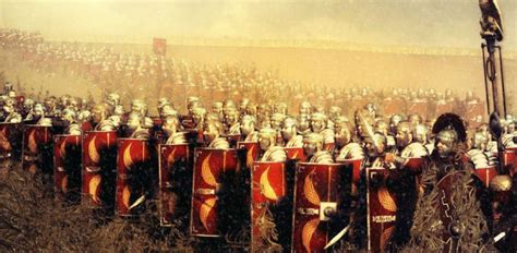 Ancient Roman Army In Battle