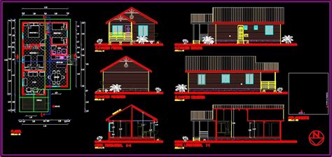 Cabin Dwg Detail For Autocad Designs Cad