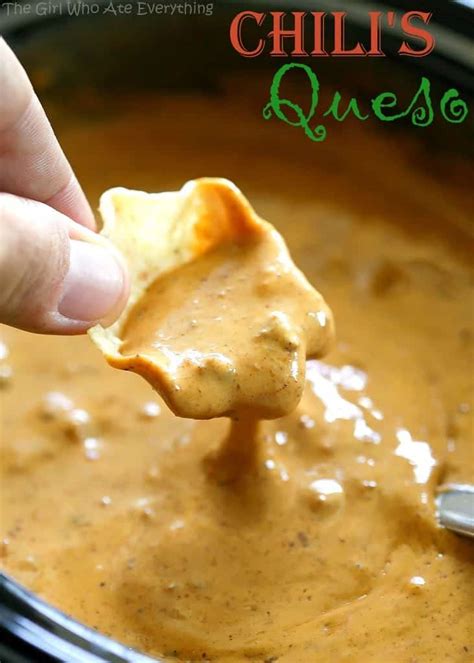 Maybe you would like to learn more about one of these? Chili's Queso Dip - The Girl Who Ate Everything