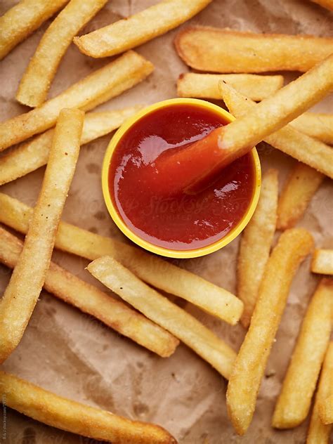 French Fries And Ketchup By Stocksy Contributor B And J Stocksy