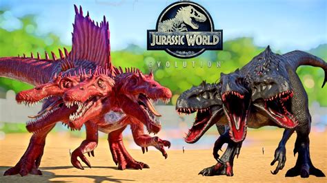 Three Head Spinosaurus Three Head I Rex Massacre In Jurassic World