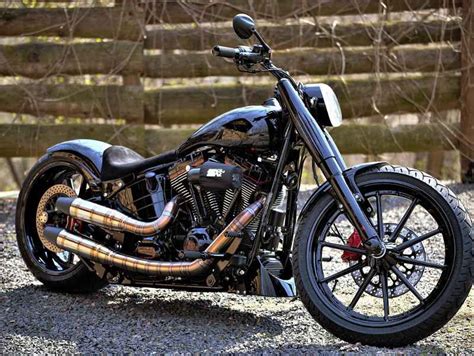 Harley Davidson Breakout Custombike Competitor By BT Choppers DARK