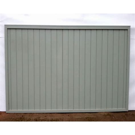 Your fence paint should be safe for exterior use and use on wood. Solid Boarded Fence Panels - Painted Finish