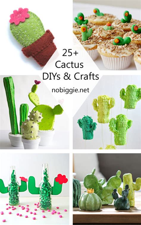 25+ Cactus Crafts and DIY | NoBiggie