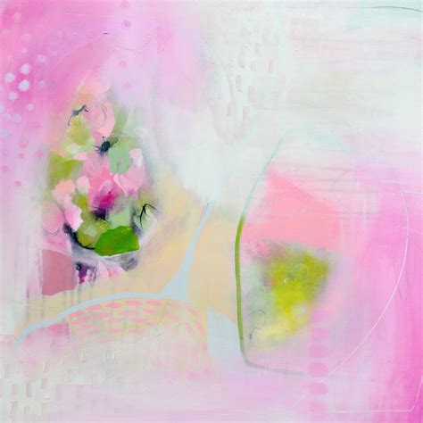 Pink Green Abstract Art Print Abstract Giclee Print On Paper Etsy