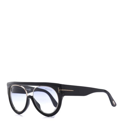 Tom Ford Alana Aviator Round Sunglasses Tf360 Black 626167 Fashionphile