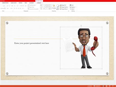 How To Create A Powerpoint Presentation With Cartoon Character