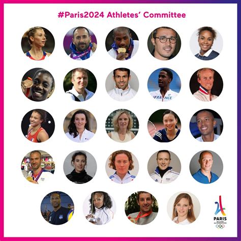 Jo 2024 Paris Lève Le Voile Sur La Composition De Son Comité Des Athlètes Sport And Société