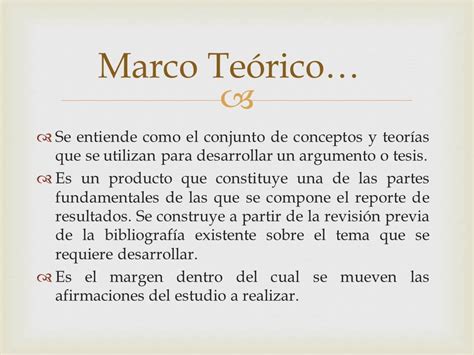 Metodologia De La Investigacion 2do Parcial Elaboracion Del Marco