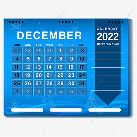 Gambar Kalender Desember 2022 Desember Bulan Tanggal Png Dan Vektor