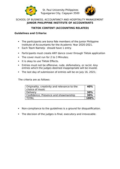 Tiktok Tiktok Dance SOLO - St. Paul University Philippines Tuguegarao