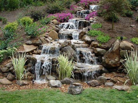 2 constructing basins and streams. Tips to Get The Best Backyard Waterfalls - Decoration Channel