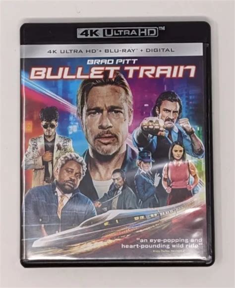 Bullet Train 4k And Blu Ray Discs No Digital Code Brad Pitt 999