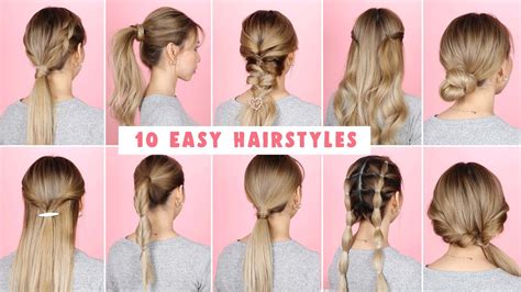 How To Do Quick Easy Hairstyles Best Hairstyles Ideas For Women And