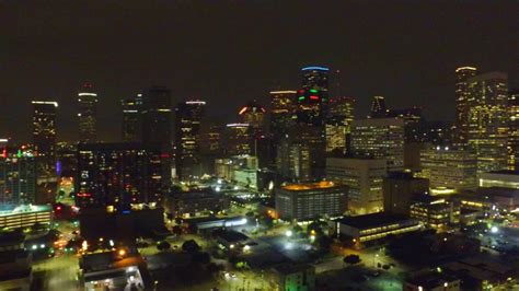 Downtown Houston At Night Youtube