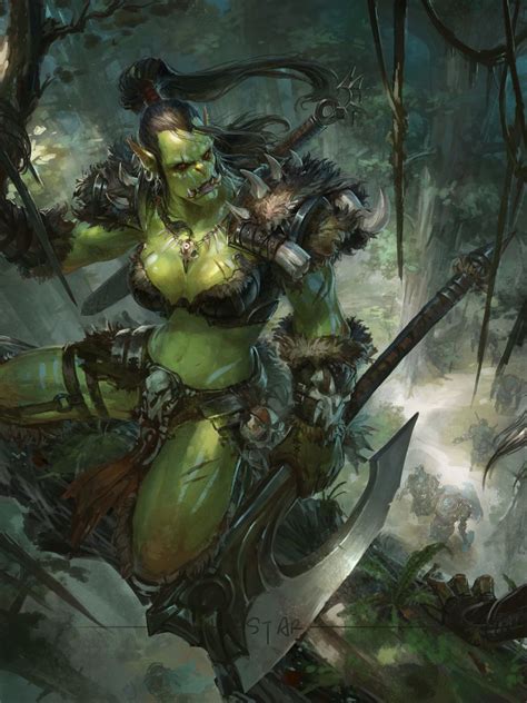 Pin By Andi Legra On Games Warcraft Art Orc Warrior Fantasy Characters
