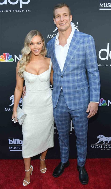 rob gronkowski says he and girlfriend camille kostek definitely talk about getting engaged