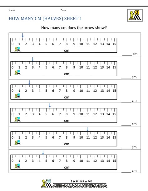 Measurement Math Worksheets Measuring Length