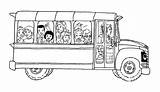 Bus Coloring Magic Printable Schoolbus Colour Cartoon Bestcoloringpagesforkids sketch template