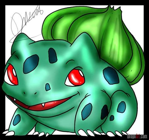 How To Draw Bulbasaur Step By Step Pokemon Characters Anime Draw