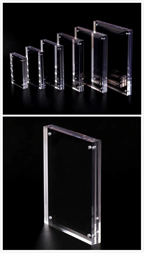Plastic Acrylic 5x7 Magnetic Photo Frame Mini Magnet Frames Buy Mini