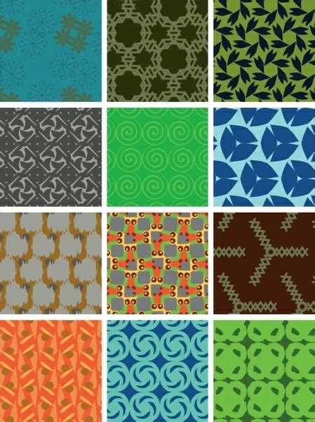Patterns Collection Vectors Graphic Art Designs In Editable Ai Eps