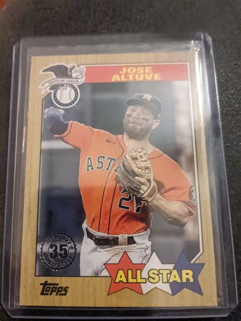 Jose Altuve 87as 20 Prices 2022 Topps 1987 All Stars Baseball Cards