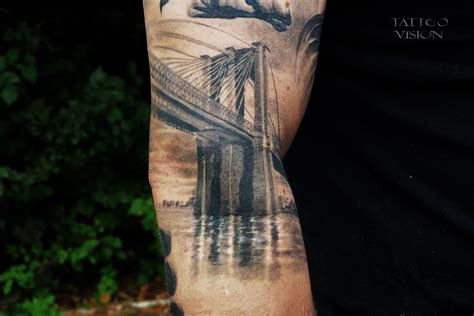 Brooklyn Bridge Bridge Tattoo Sleeve Tattoos Tattoos For Guys
