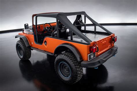 jeep built an electric powered cj restomod 4x4 for this year s sema show—check it out
